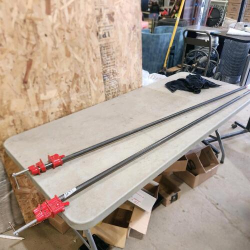 2 68" Bar clamps