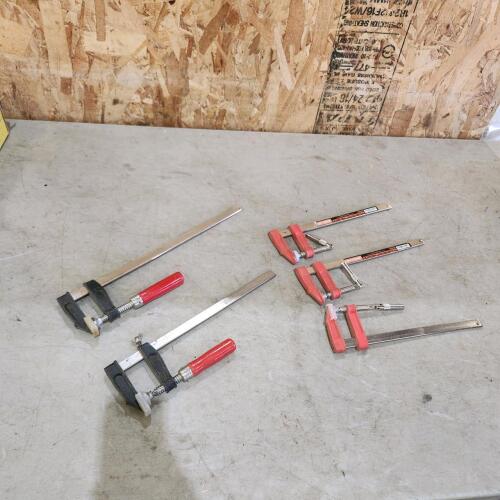 3- 8" 1- 10" 1- 9" Speed clamps
