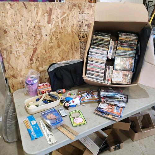 DVD movies, etc.