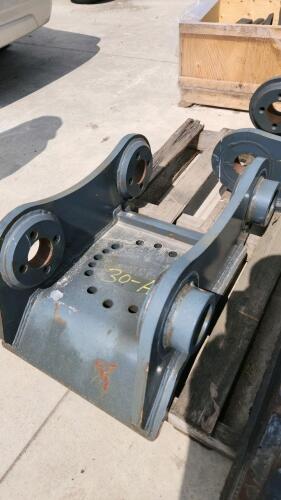 Excavator back plate