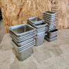 Stainless buffet containers