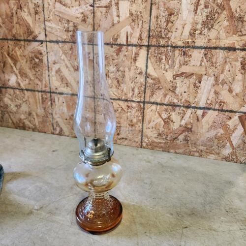 18"H Oil lamp