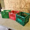 3 Milk crates