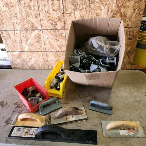 Rebar holders, pipe fittings, etc.