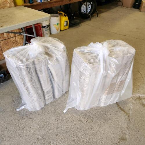 Approx 300 used egg cartons