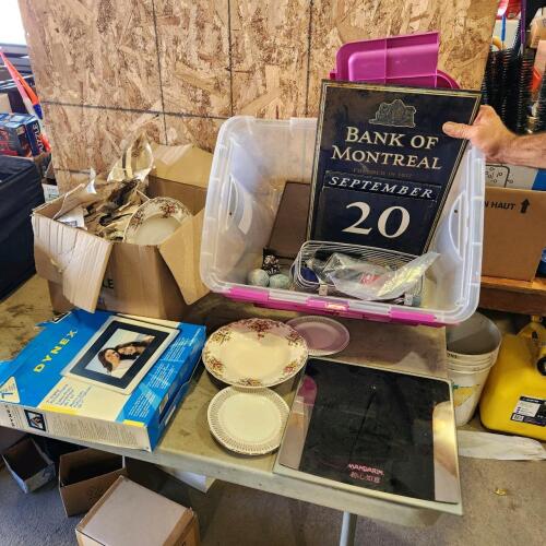 Assorted household items