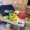 Part containers lawn fertilizer, etc.