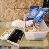 Plastic cutlery, back massager, etc.