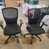 2 Cloth office chairs