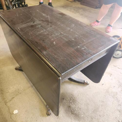Drop leaf table 40"W 68"L