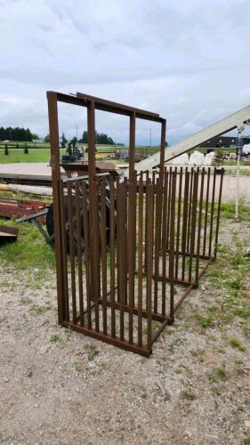 Steel rack 7'L 32"W