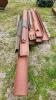 Various length 8" I beams & other steel