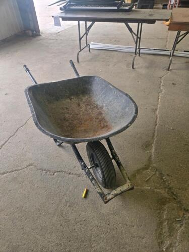 Light duty metal wheelbarrow