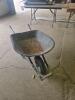 Light duty metal wheelbarrow
