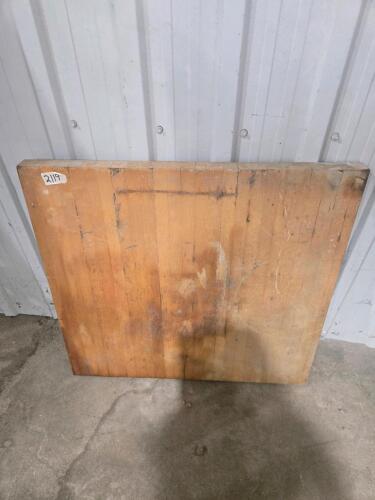 2'x2' Butcher block
