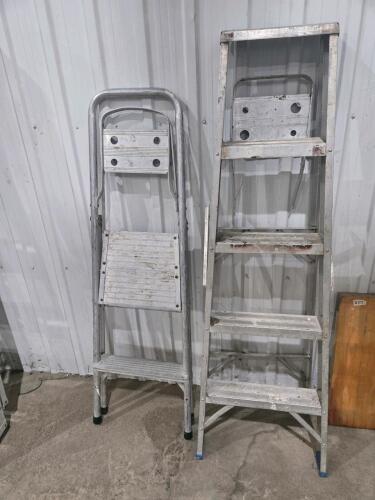 5' Alum ladder, 2 step stool