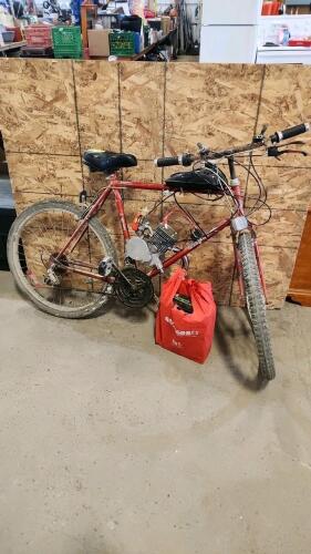 26" Gas powered bike as is