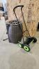 Rain barrel, reel mower