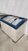 47"L 28"W 35"H Ice cream cooler