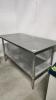 Stainless table 5'L 30"W 34"H