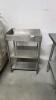 3 Tier stainless table 24"L 18"W 35"H