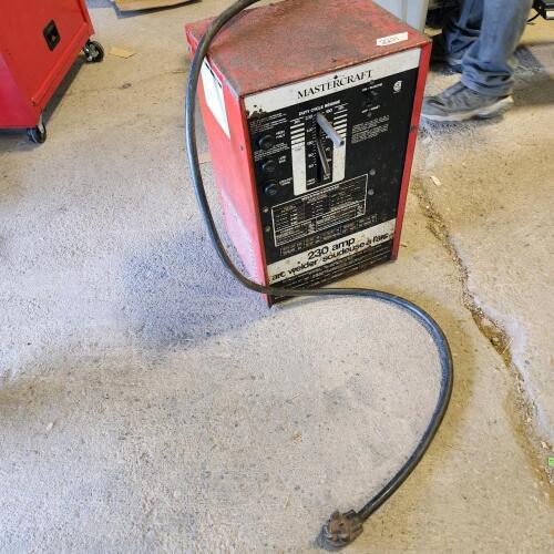 Mastercraft 240V welder no cable