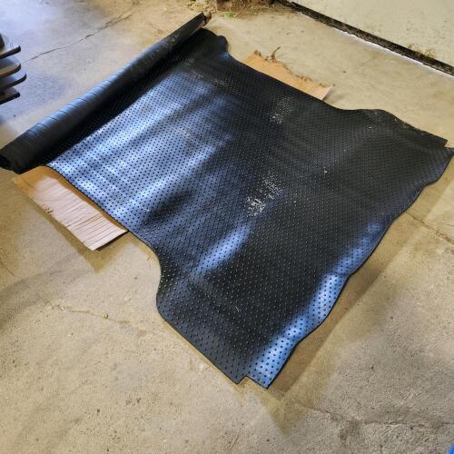 Rubber truck mat for 74"L 62"W box