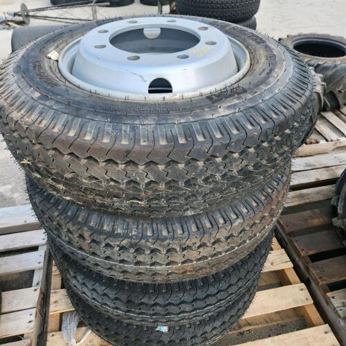 4 New 1 ton dually wheels 215/75-17.5 16 ply wheels