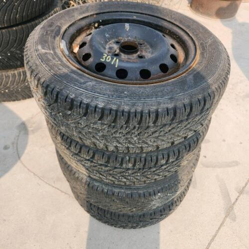 4 185/65R14 tires as new