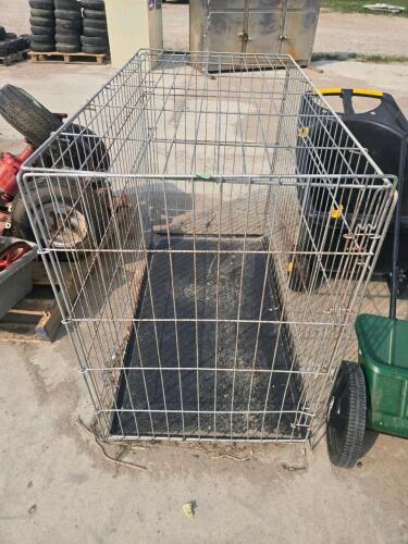 Large animal crate 4'L 2'W 3'H