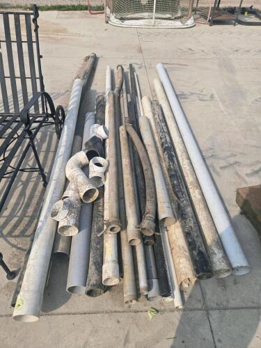 Various sized PVC & ABS pipes