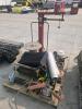 Platform scale, hand winch, 1/4" nylon rope