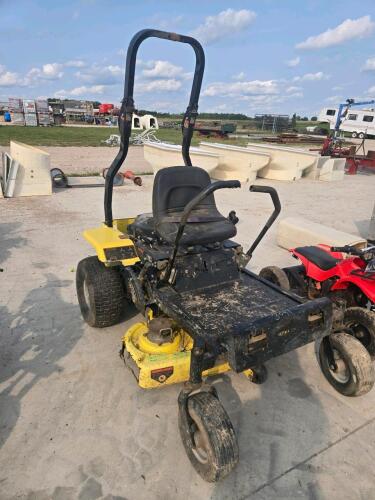 Zero turn mower starts w a boost as is