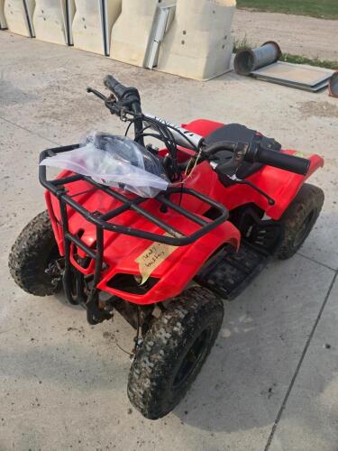 Battery operated kids ATV as is