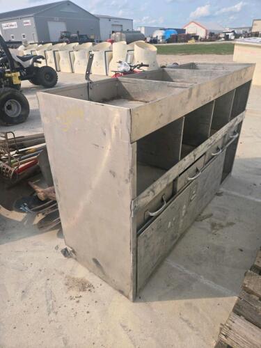 Alum truck storage box 51"L 16"W 31"H
