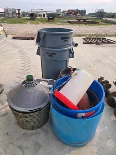 Horse feed buckets, poultry waterers, garbage cans, etc