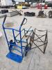 Barrel cart, barrel stand & stair walking cart