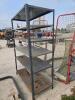 Metal shelf 2'W 4'L 6'H