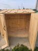New wooden garbage storage cabinet 64"L 39"W 53"H - 2