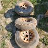 1-16" & 3- 15" Trailer wheels tires shot