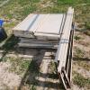 Metal shelving w 4 ends 18"W 78"H