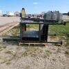 Heavy steel work table 44"W 75"H