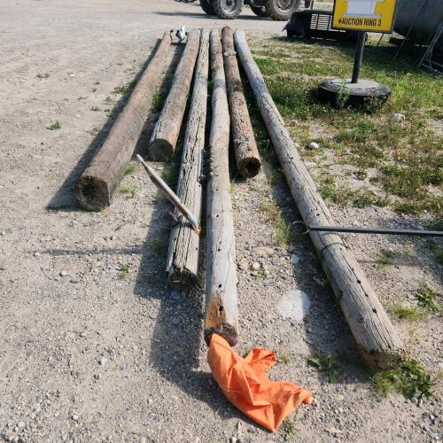 6 Hydo poles up to 30' L