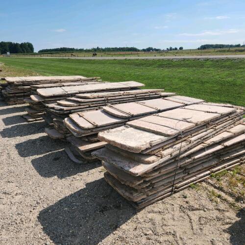 Well used cement panels 2'W up 8'L