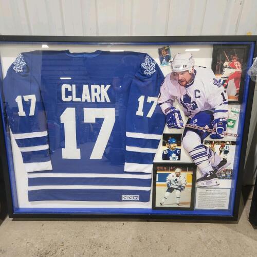 Wendell Clark shadow box 50"x48"