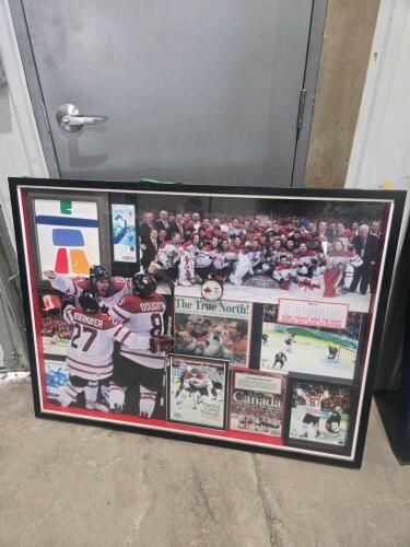 2010 Team Canada Shadow box 50"x38"