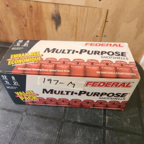 100 #8 Shotgun shells