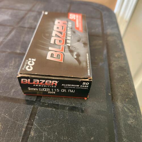 50 9mm Bullets