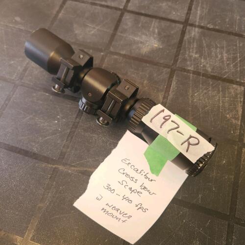 Excalibur cross bow scope