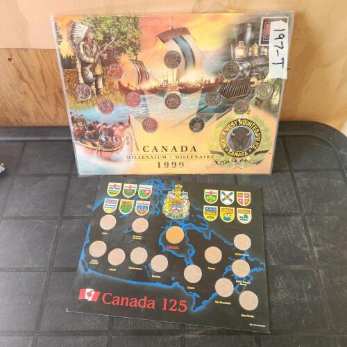 1999 Canadian Millennium quarter set, Canada 125 provincial quarter set